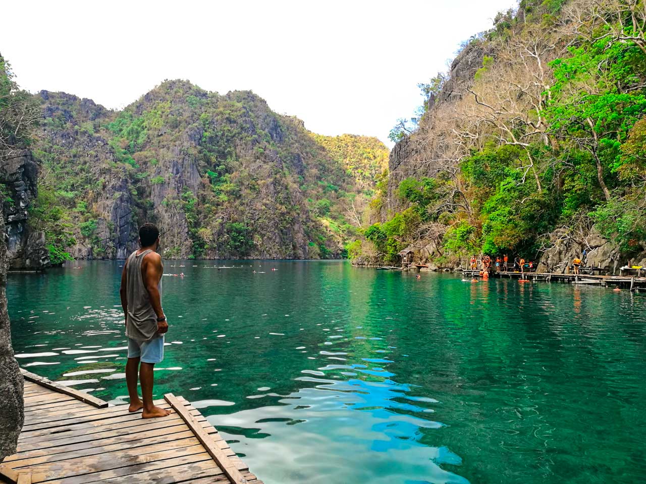 Kayangan Lake, uma das principais atrações de Coron nas Filipinas.