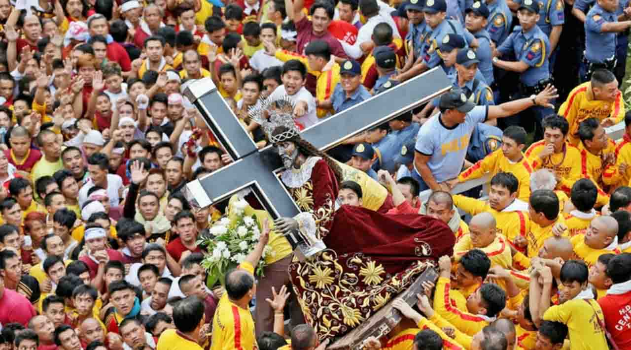 Páscoa sendo comemorada nas Filipinas.